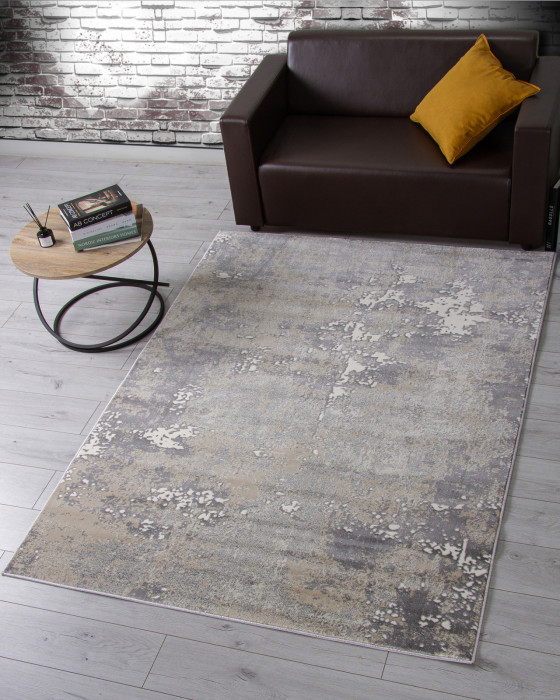 Ковер D996 - CREAM-GRAY - Прямоугольник - коллекция ATLANTIS