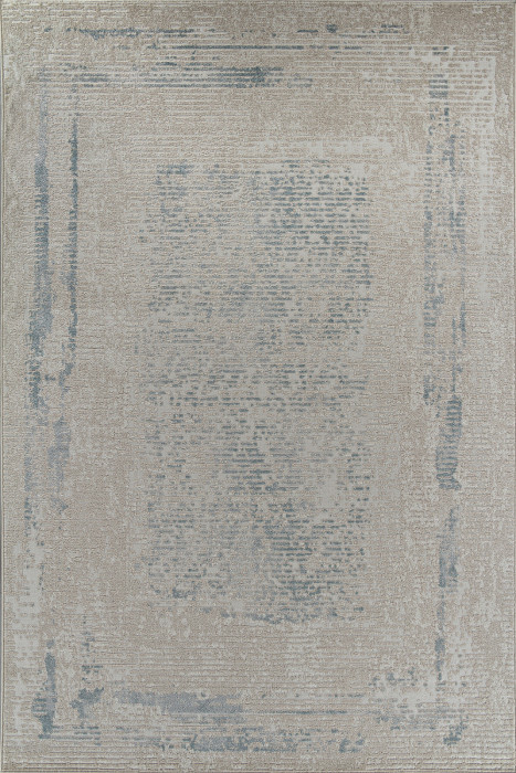 Ковер F328 - BEIGE-BLUE 2 - Прямоугольник - коллекция DONA