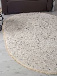 Ковер JASMINE ( ЖАСМИН ) 35981Z - CREAM / CREAM ( Овал )