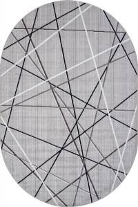 Ковер SILVER ( СИЛЬВЕР ) F395 - GRAY ( Овал )