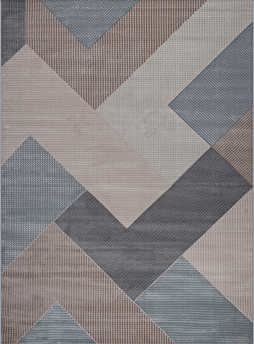 Ковер 38126A stan BLUE / L.GREY