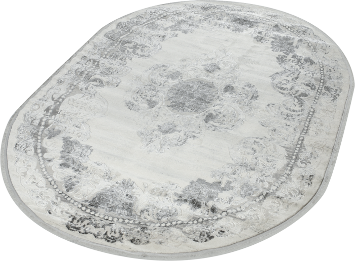 Ковер 39983B oval GREY / L.GREY