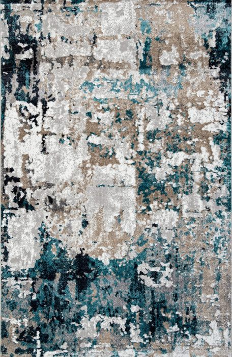 Ковер 01632A - GREY / TURQUOISE - Прямоугольник - коллекция PARADIZE