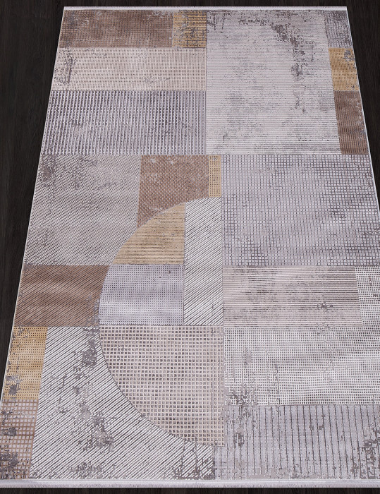 Ковер 20970A - GREY / D.GREY - Прямоугольник - коллекция MILANO