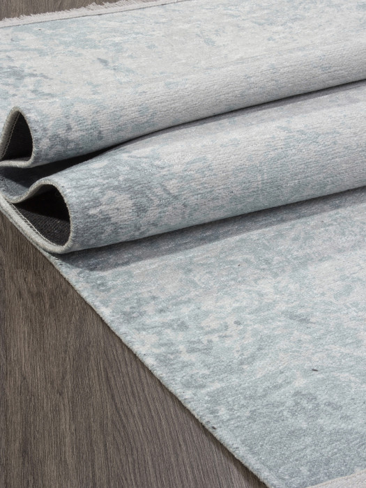 Ковер AB189B - GREY / BLUE - Прямоугольник - коллекция LOTUS