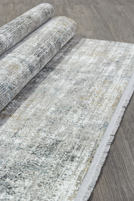 Ковер C270AJ - GREY / BLUE - Прямоугольник - коллекция LORENZO