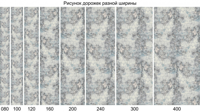 Ковер D996 - GRAY - Дорожка - коллекция ATLANTIS