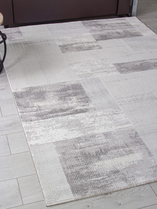 Ковер GL104G - GREY / GREY - Прямоугольник - коллекция NENSI
