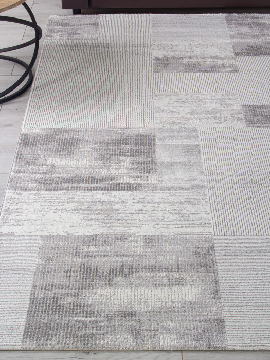 Ковер GL104G - GREY / GREY - Прямоугольник - коллекция NENSI