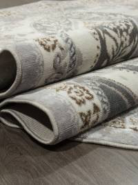 Ковер PALERMO ( ПАЛЕРМО ) F290 - GRAY-GREEN ( Овал )