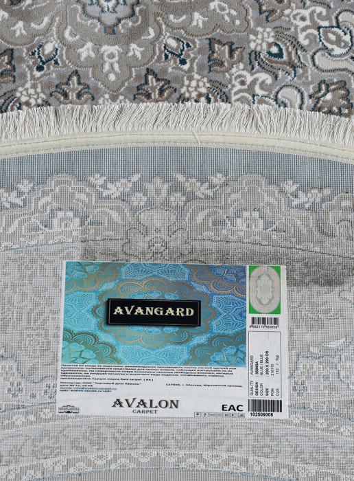 Ковер 36945A oval BLUE / BLUE