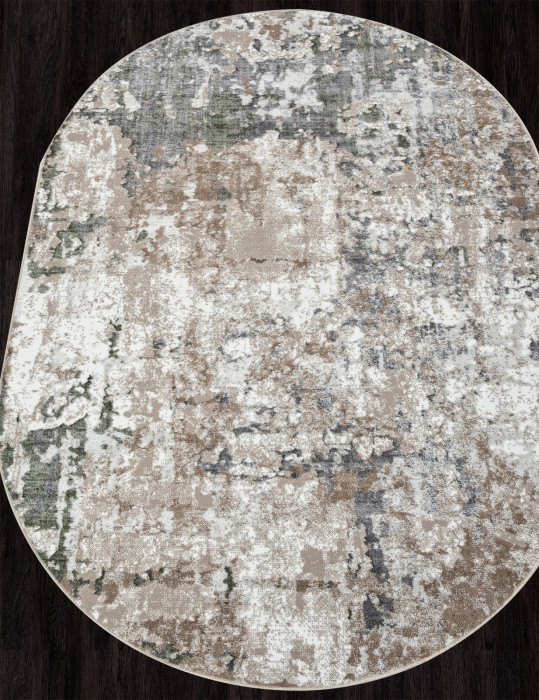 Ковер 01632A - L.GREEN / BEIGE - Овал - коллекция PARADIZE