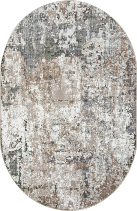 Ковер 01632A - L.GREEN / BEIGE - Овал - коллекция PARADIZE