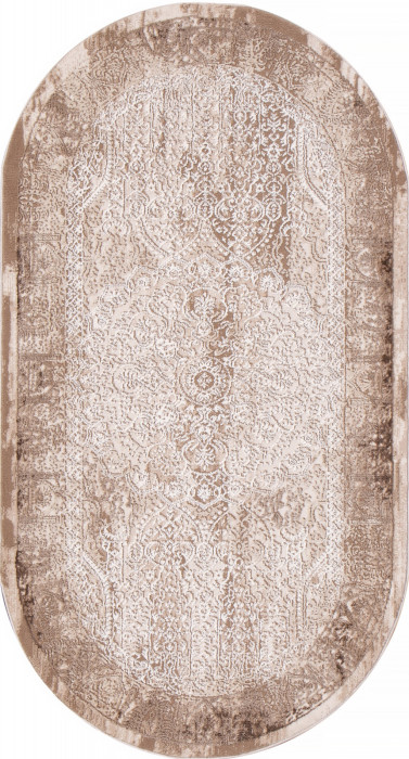 Ковер 03878B - BROWN / BROWN - Овал - коллекция ARMINA