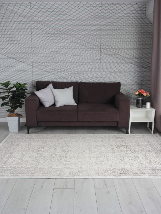 Ковер 5258B - S.WHITE / P.CREAM - Прямоугольник - коллекция LILY