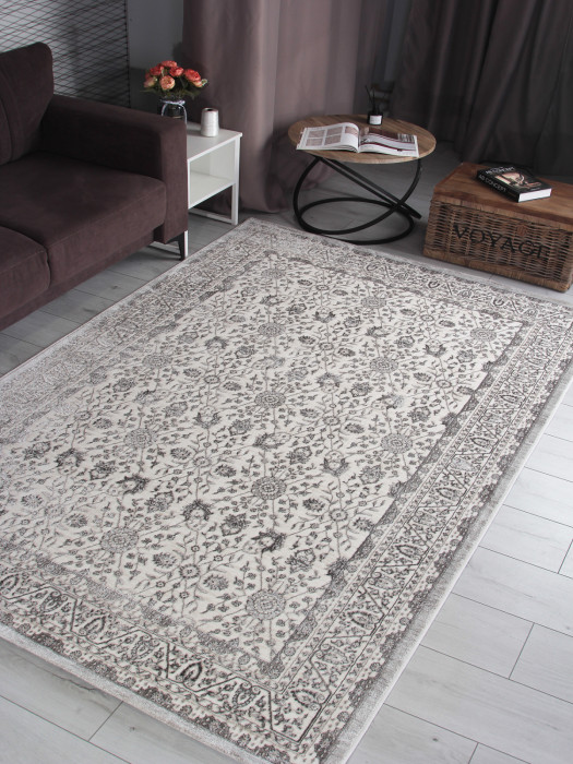 Ковер 5258B - S.WHITE / P.CREAM - Прямоугольник - коллекция LILY