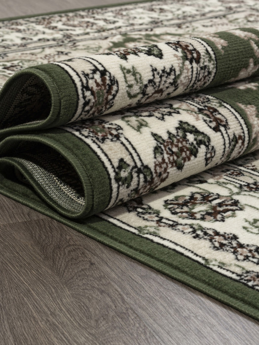 Ковер D412 - GREEN - Прямоугольник - коллекция GAVANA