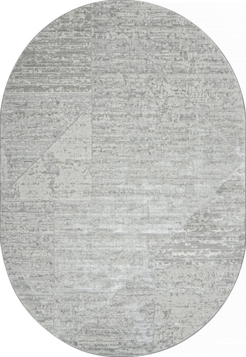 Ковер F196 - CREAM-GRAY - Овал - коллекция SIRIUS