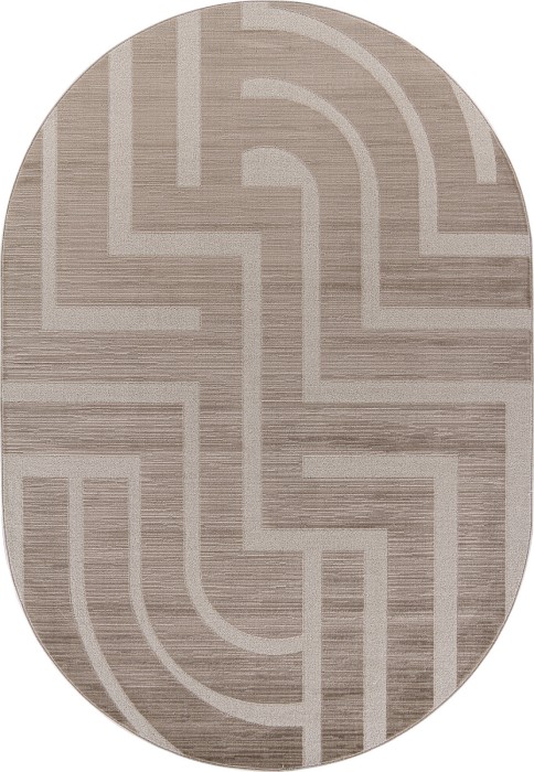 Ковер F439 - BEIGE - Овал - коллекция DIOS