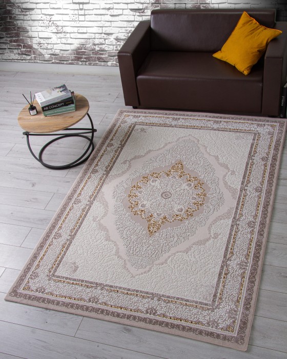 Ковер GL193A - BROWN / BROWN - Прямоугольник - коллекция NENSI