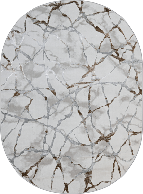 Ковер 38898A oval BEIGE FLS / BEIGE FL