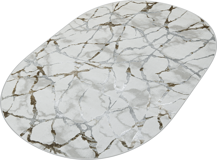 Ковер 38898A oval BEIGE FLS / BEIGE FL