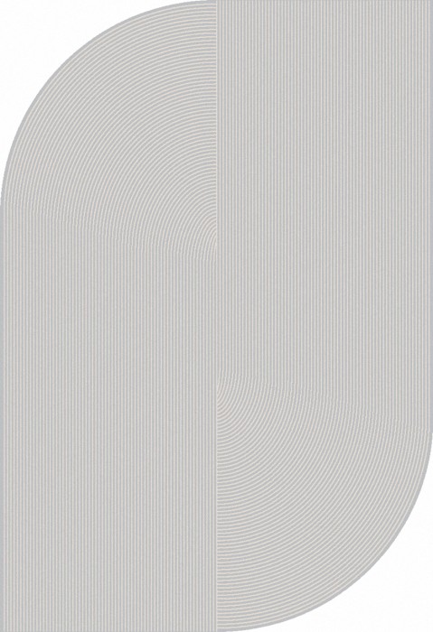 Ковер F348 - GRAY-CREAM - Фигурная - коллекция ATLANTIS