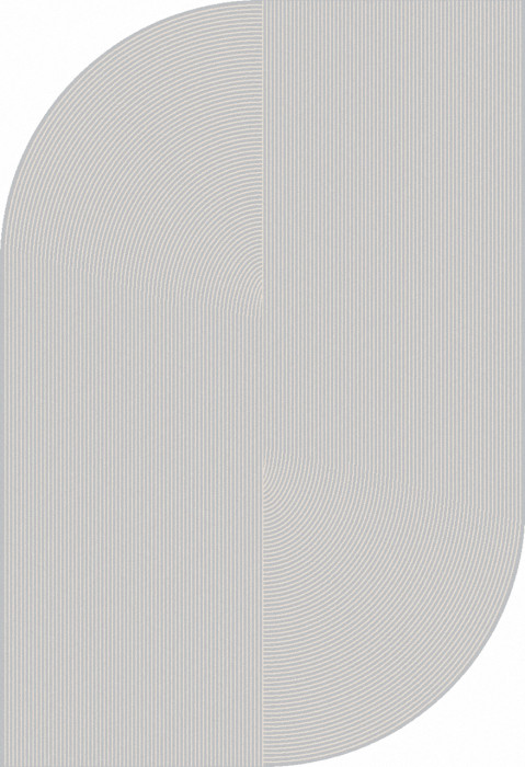 Ковер F348 - GRAY-CREAM - Фигурная - коллекция ATLANTIS