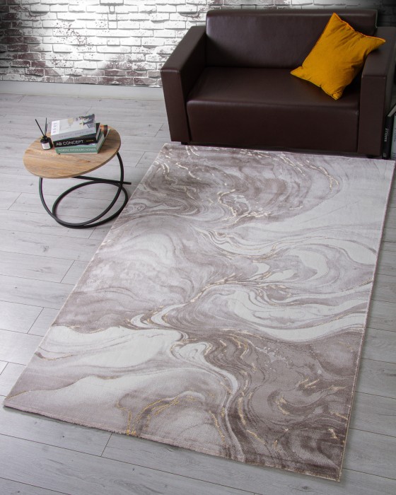 Ковер GL196A - BROWN / BROWN - Прямоугольник - коллекция NENSI