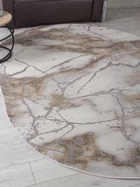 Ковер GRAFF ( ГРАФФ ) 3270 - GRAY-BEIGE ( Овал )