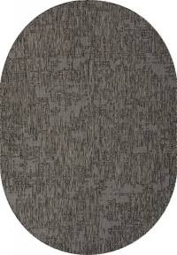Ковер KAIR ( КАИР) S144 - BLACK-GRAY ( Овал )