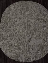 Ковер KAIR ( КАИР) S144 - BLACK-GRAY ( Овал )