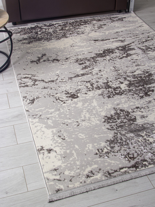 Ковер 3062G - GREY / GREY - Прямоугольник - коллекция LORA