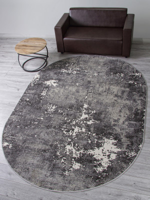 Ковер D996 - LIGHT GRAY - Овал - коллекция ATLANTIS