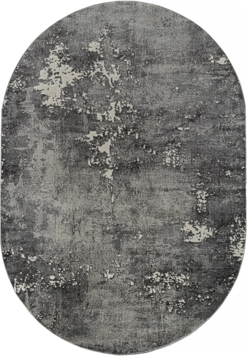 Ковер D996 - LIGHT GRAY - Овал - коллекция ATLANTIS