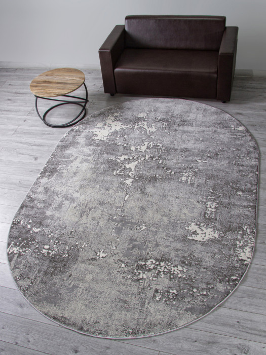 Ковер D996 - LIGHT GRAY - Овал - коллекция ATLANTIS