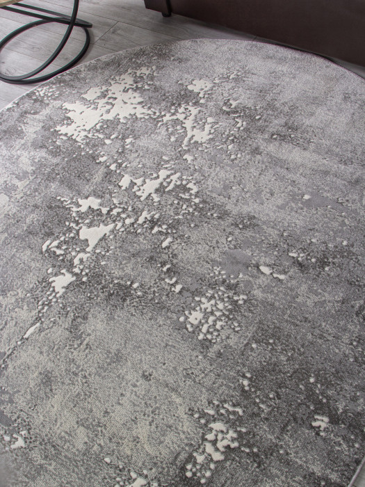 Ковер D996 - LIGHT GRAY - Овал - коллекция ATLANTIS