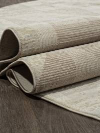 Ковер AFINA ( АФИНА ) F416AD - BEIGE / L.BROWN ( Овал )