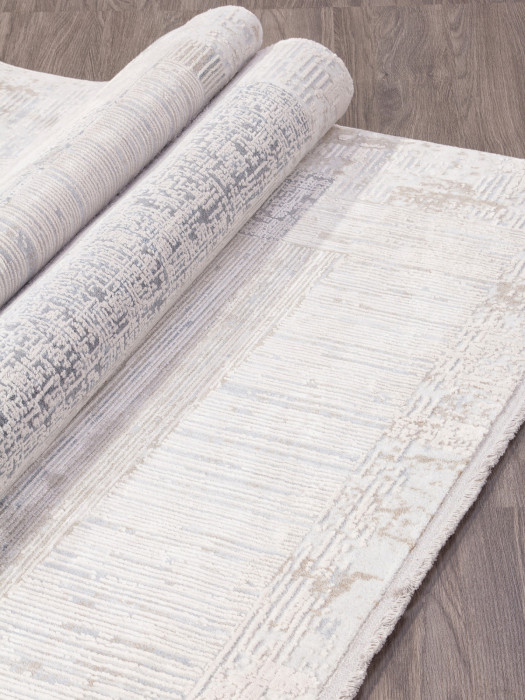 Ковер C558AC - BEIGE / GREY - Прямоугольник - коллекция PERLA