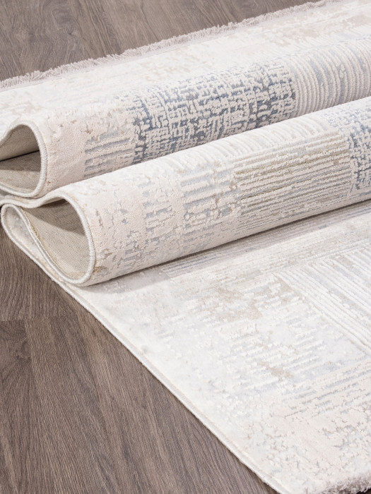 Ковер C558AC - BEIGE / GREY - Прямоугольник - коллекция PERLA