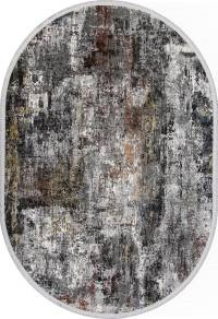 Ковер LISSABON ( ЛИССАБОН ) SI021M - MULTI / GREY ( Овал )