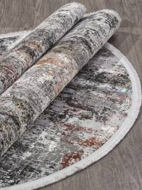 Ковер LISSABON ( ЛИССАБОН ) SI021M - MULTI / GREY ( Овал )