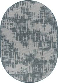Ковер KAIR ( КАИР) S144 - BLUE ( Овал )