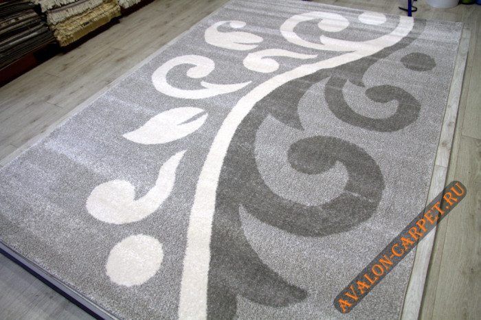 Ковер 36553Y r SILVER / WHITE