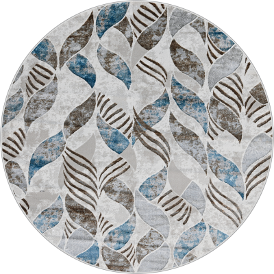 Ковер 36896A daire BLUE FLS / BEIGE FLS