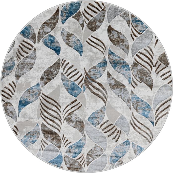 Ковер 36896A daire BLUE FLS / BEIGE FLS