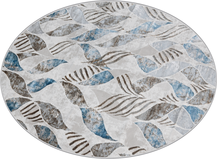 Ковер 36896A daire BLUE FLS / BEIGE FLS