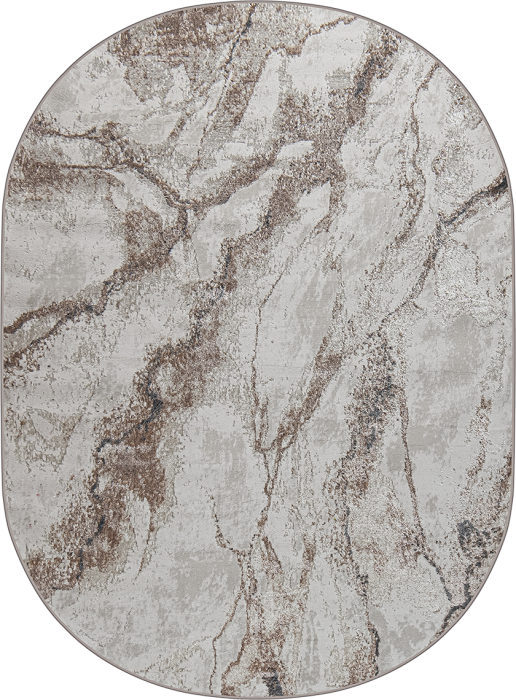 Ковер 38552A oval GREY FLS / CREAM FLS