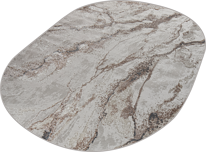 Ковер 38552A oval GREY FLS / CREAM FLS