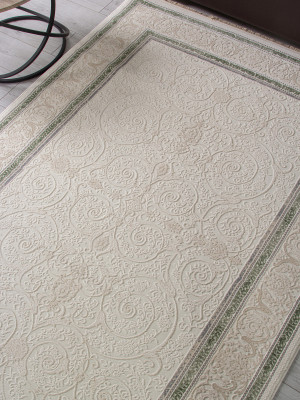Ковер 30896D - CREAM / CREAM - Прямоугольник - коллекция JASMINE